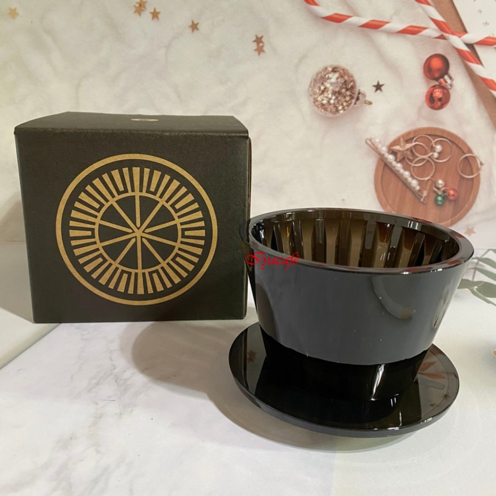 ✨愛鴨咖啡✨泰摩冰瞳咖啡濾杯 B75濾杯 琥珀黑-細節圖3