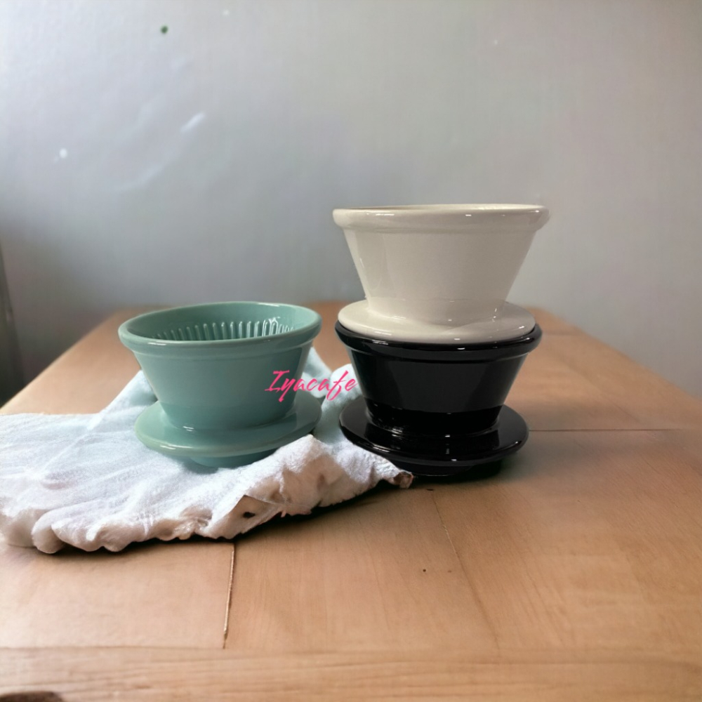 ✨愛鴨咖啡✨贈送濾紙100張 Mila ML-T185 蛋糕型濾杯 陶瓷濾杯 1-4人份-細節圖4
