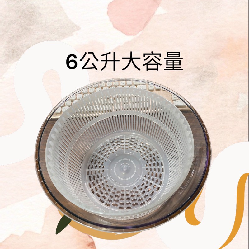 ✨愛鴨咖啡✨日本製 手搖蔬菜脫水機 6公升 生菜脫水器 脫水機 萵苣脫水機-細節圖2