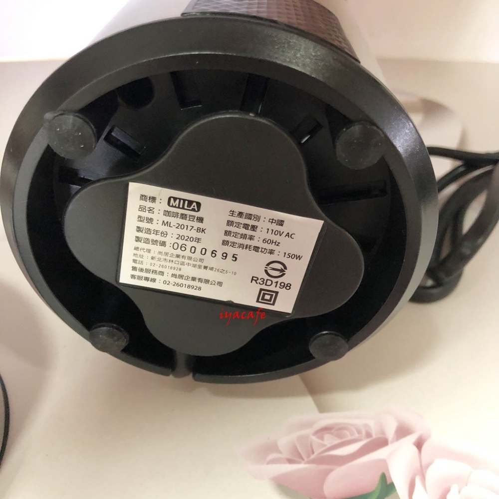 ✨愛鴨咖啡✨MILA ML-2017 電動研磨機 磨豆機  電動磨豆機 贈清潔毛刷-細節圖3