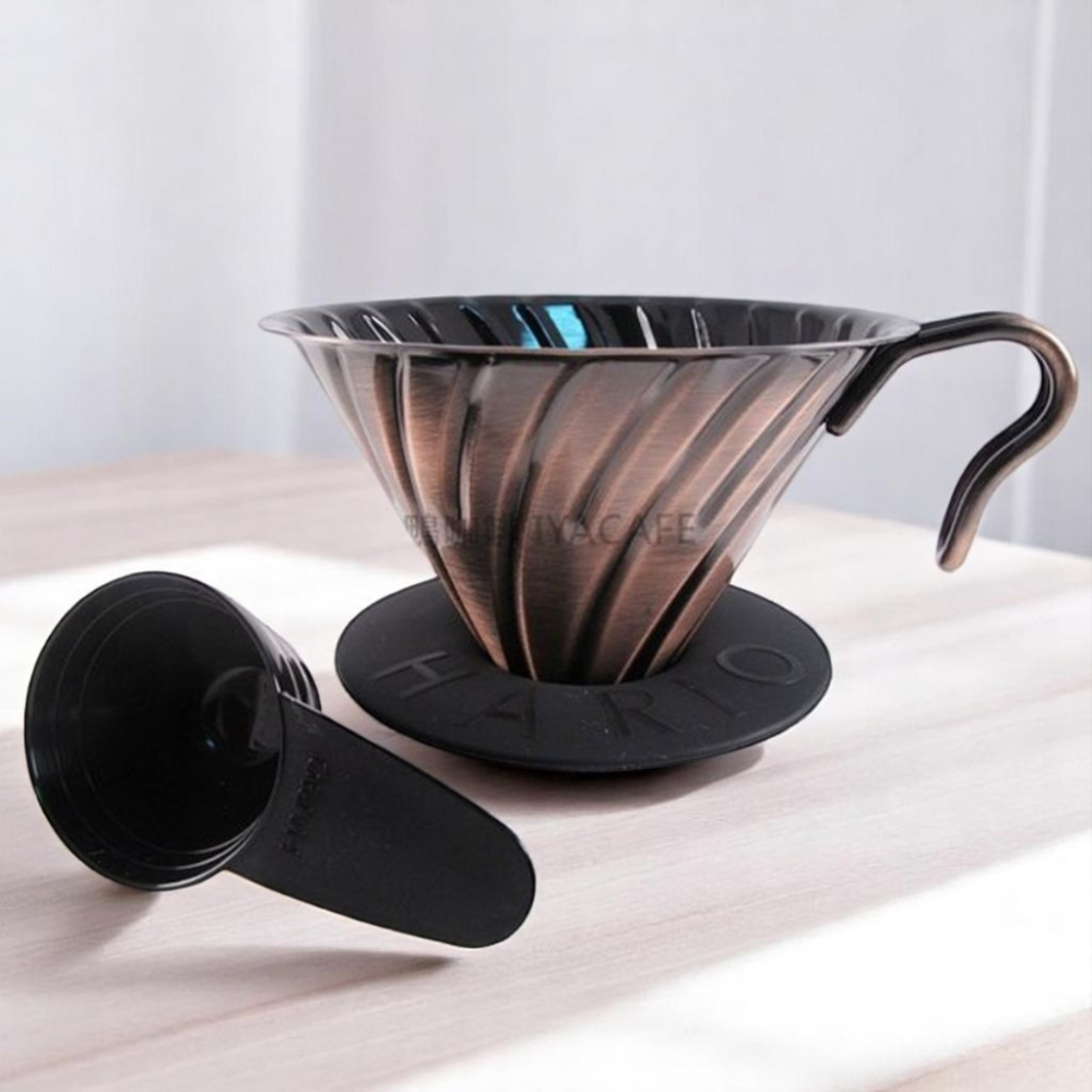 ✨愛鴨咖啡✨Hario VDM-02CP 不銹鋼 紅銅色 濾杯 1-4杯份-細節圖2