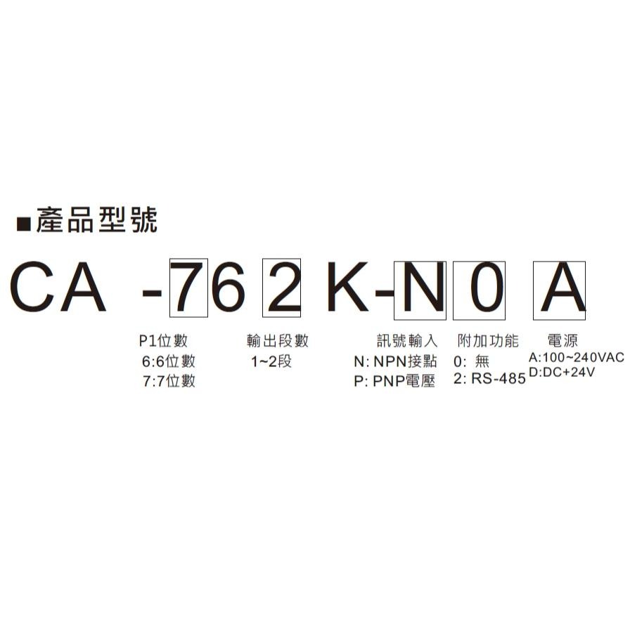 琦勝CONCH 微電腦設定型計數器 CA-41K-N CA-61K-N CA-62KB-N CA-662K-N(含運稅)-細節圖5