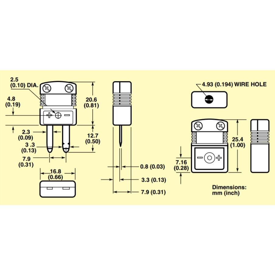 T Type熱電偶快速接頭 公插 母插  台製-細節圖5