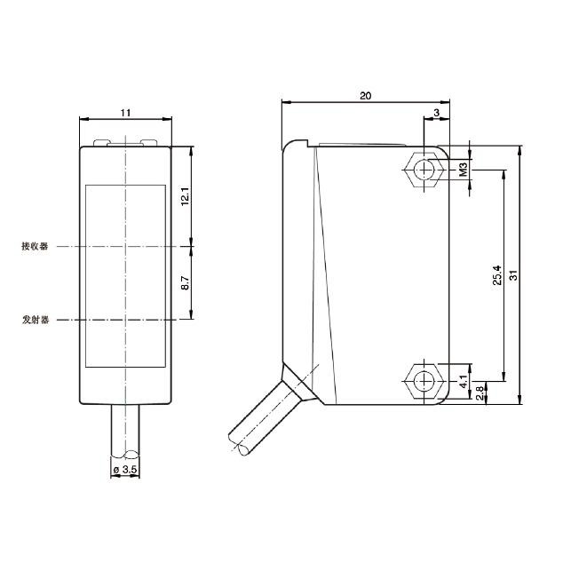 P+F  漫反射型光電感測器   ML100-8-1000-RT/102/115  公司正貨  全新品-細節圖3