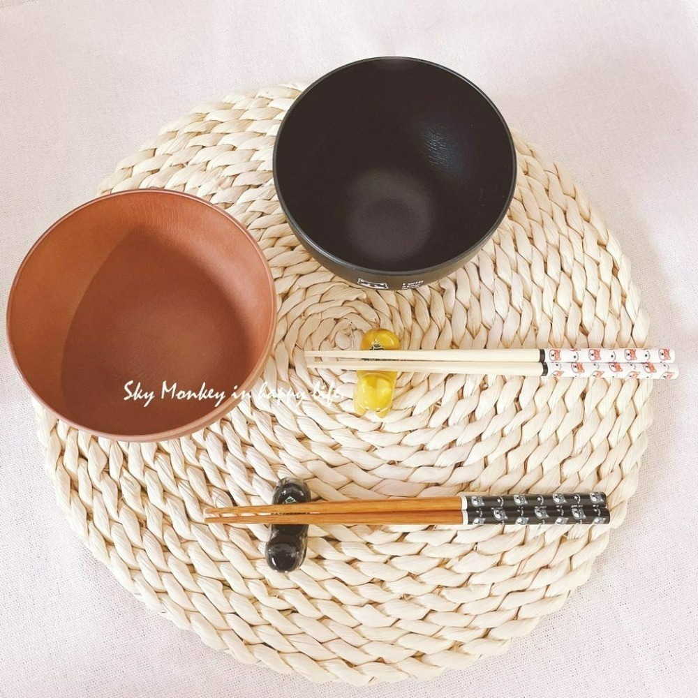 Sky Monkey 日本製 日式木紋耐熱碗 柴犬貓咪 塑膠碗 柴犬碗 日本碗 飯碗日本製 日式飯碗 日本飯碗-細節圖5