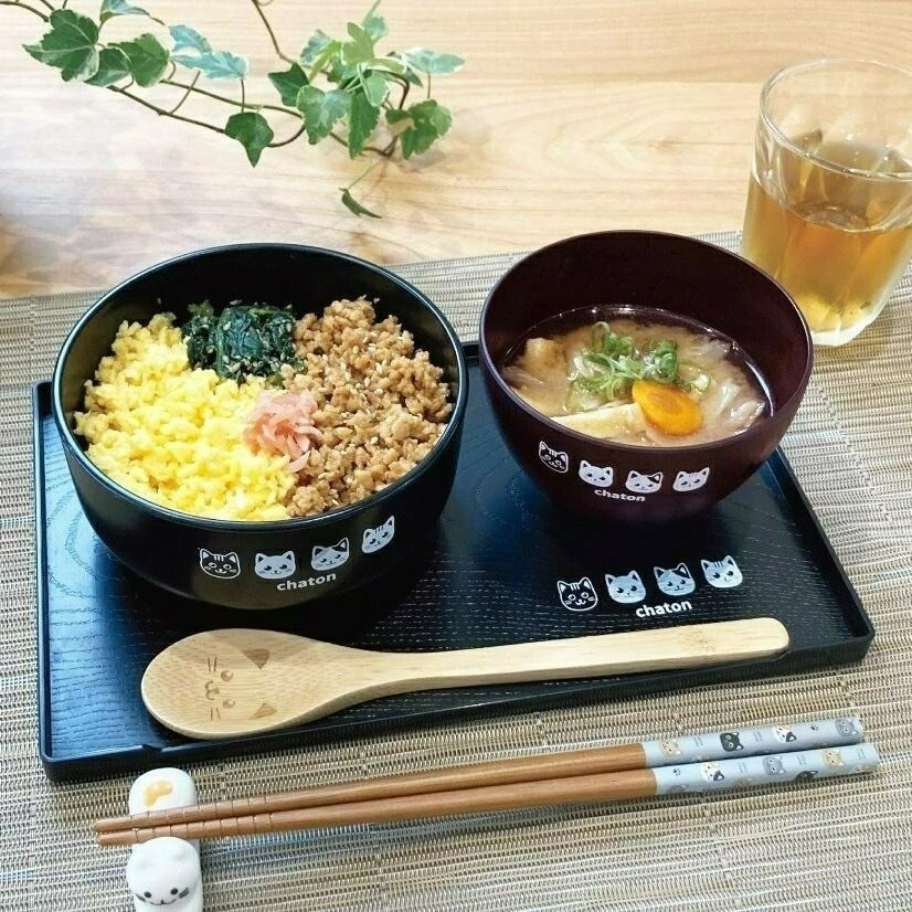 Sky Monkey 日本製 日式木紋耐熱碗 柴犬貓咪 塑膠碗 柴犬碗 日本碗 飯碗日本製 日式飯碗 日本飯碗-細節圖10