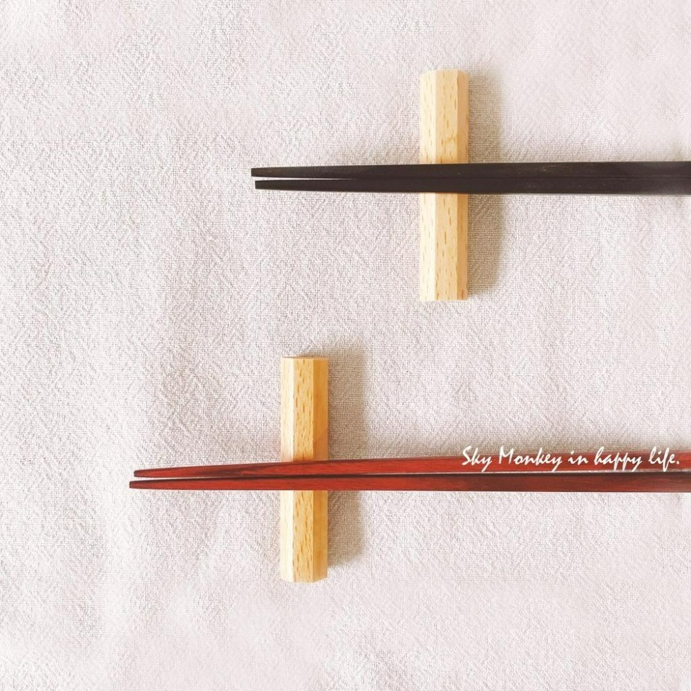Sky Monkey 日本製 實木筷架 櫻花木製筷架 櫸木筷架 筷子架 日本筷架 日本製筷架 木頭筷架 櫻花筷架-細節圖3