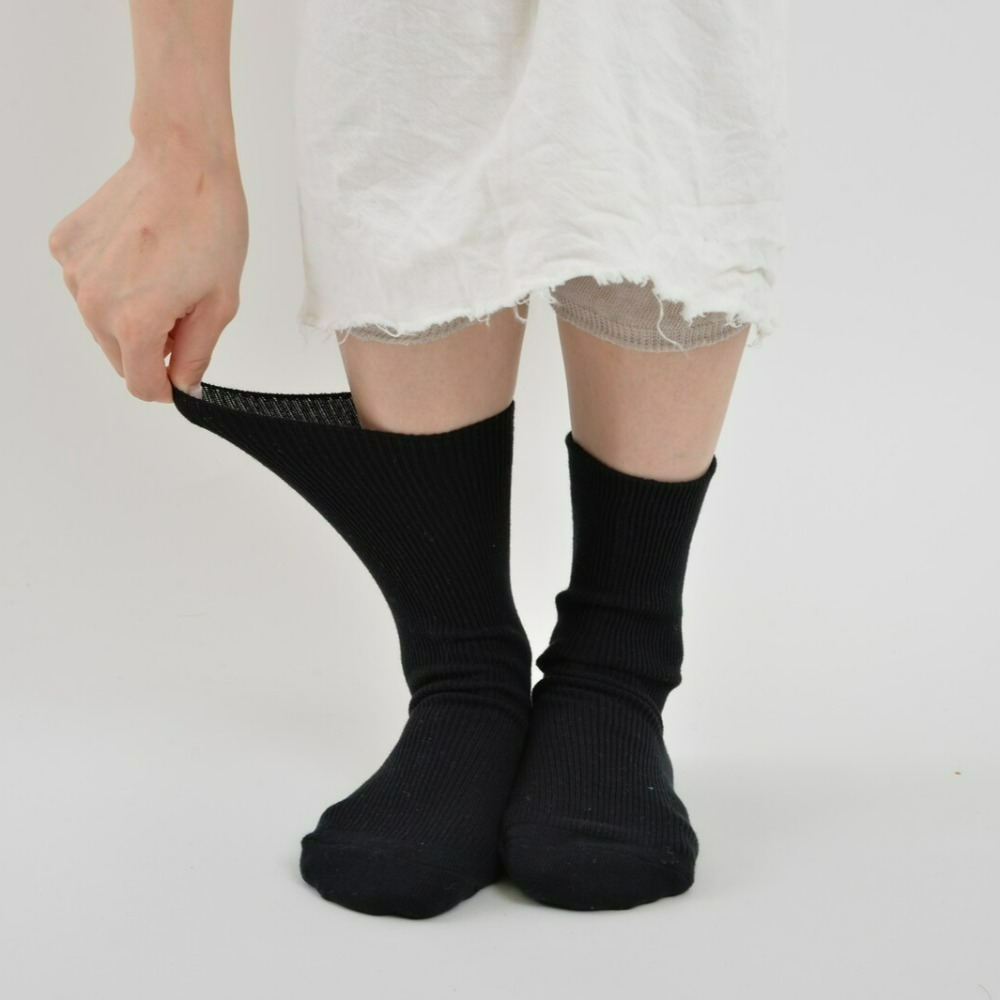 Sky Monkey 日本製 無鬆緊帶羅紋襪 男款/女款 襪子 日本襪子 防擠壓襪 老人襪 運動襪 素面襪 機能襪-細節圖5