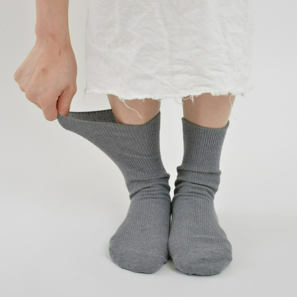 Sky Monkey 日本製 無鬆緊帶羅紋襪 男款/女款 襪子 日本襪子 防擠壓襪 老人襪 運動襪 素面襪 機能襪-細節圖6