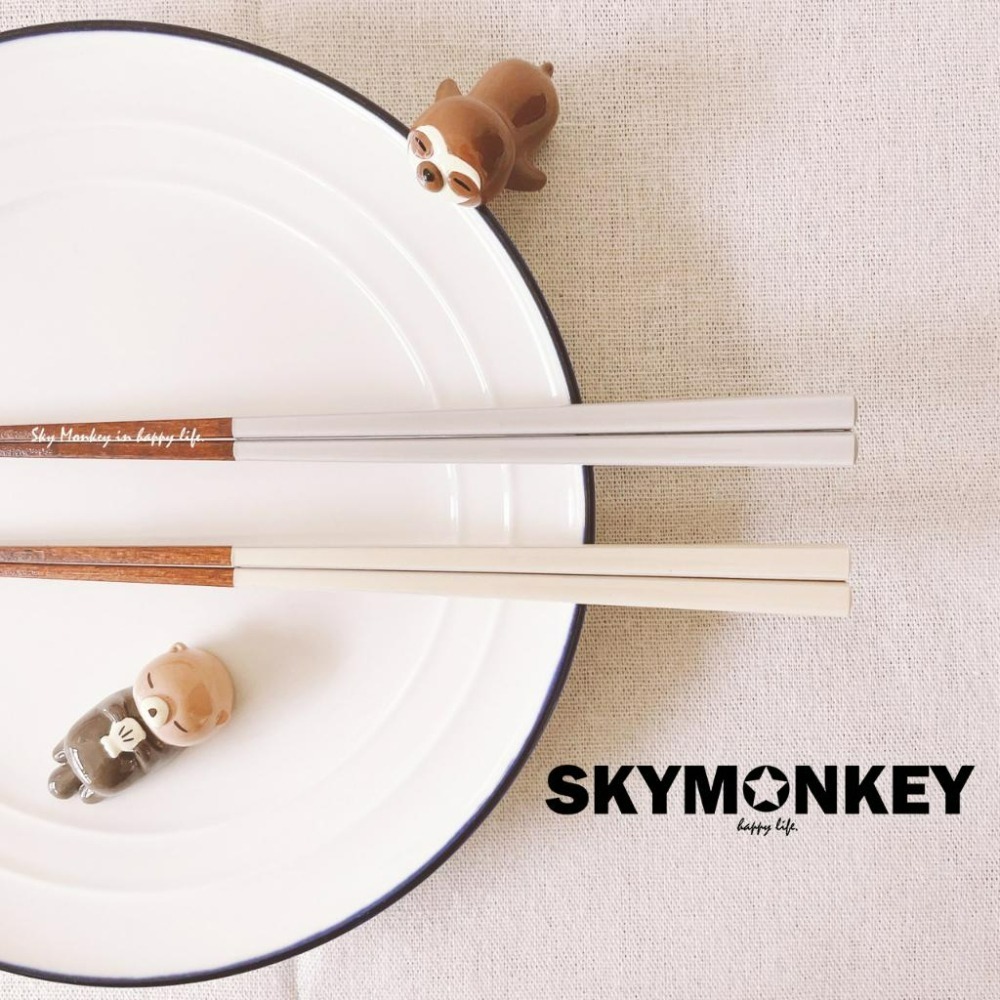 Sky Monkey 日本 打瞌睡吧~動物筷架 筷子架 日本筷架 兒童筷架 可愛動物筷架 可愛筷架 貓咪樹懶筷架-細節圖6