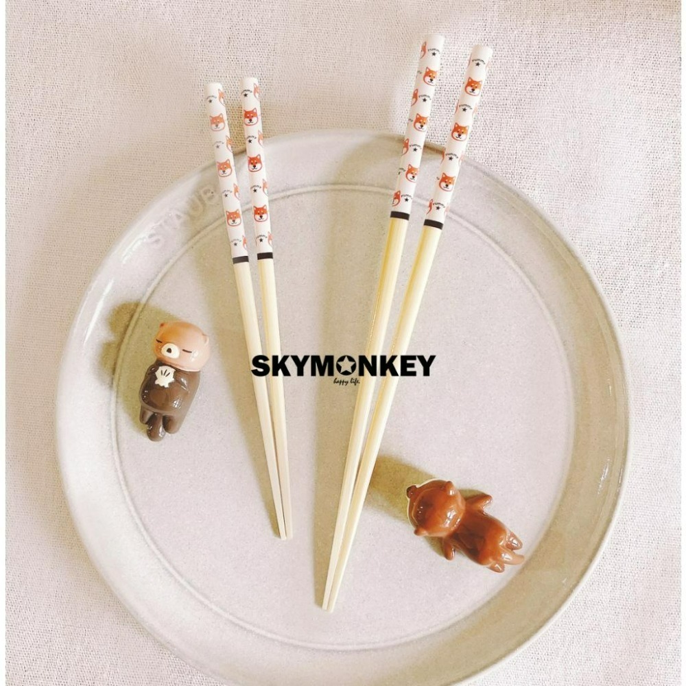 樂生活☆日本製 木筷子 圓點/柴犬/貓頭鷹 可愛動物 兒童筷子 日本筷子 日式筷子 小朋友筷子 筷子-細節圖7