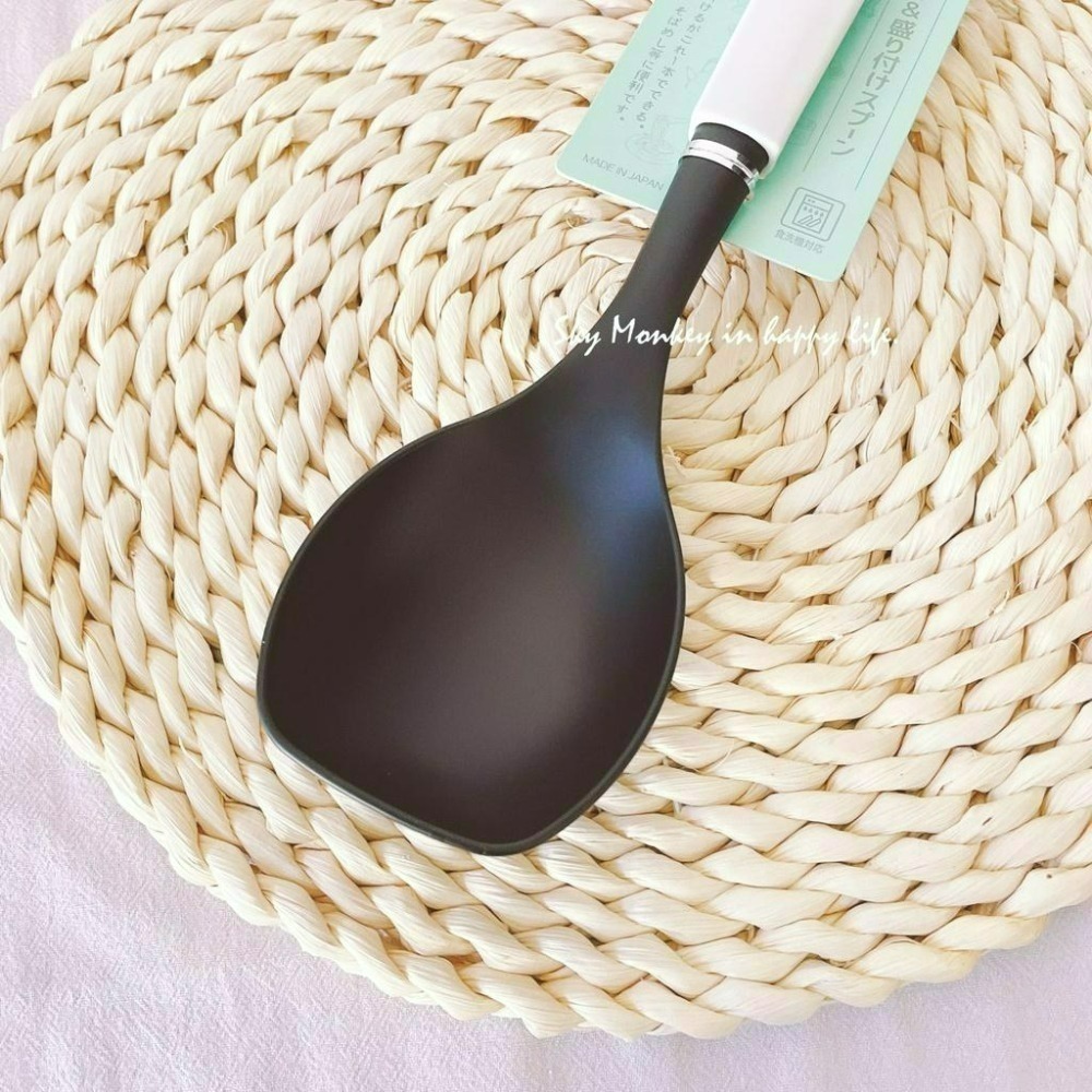 Sky Monkey 日本製 萬用料理勺子 拌炒匙 MOTTE 不沾鍋勺 不沾鍋鍋鏟 耐熱鍋鏟 耐熱料理湯匙 炒菜鏟-細節圖3