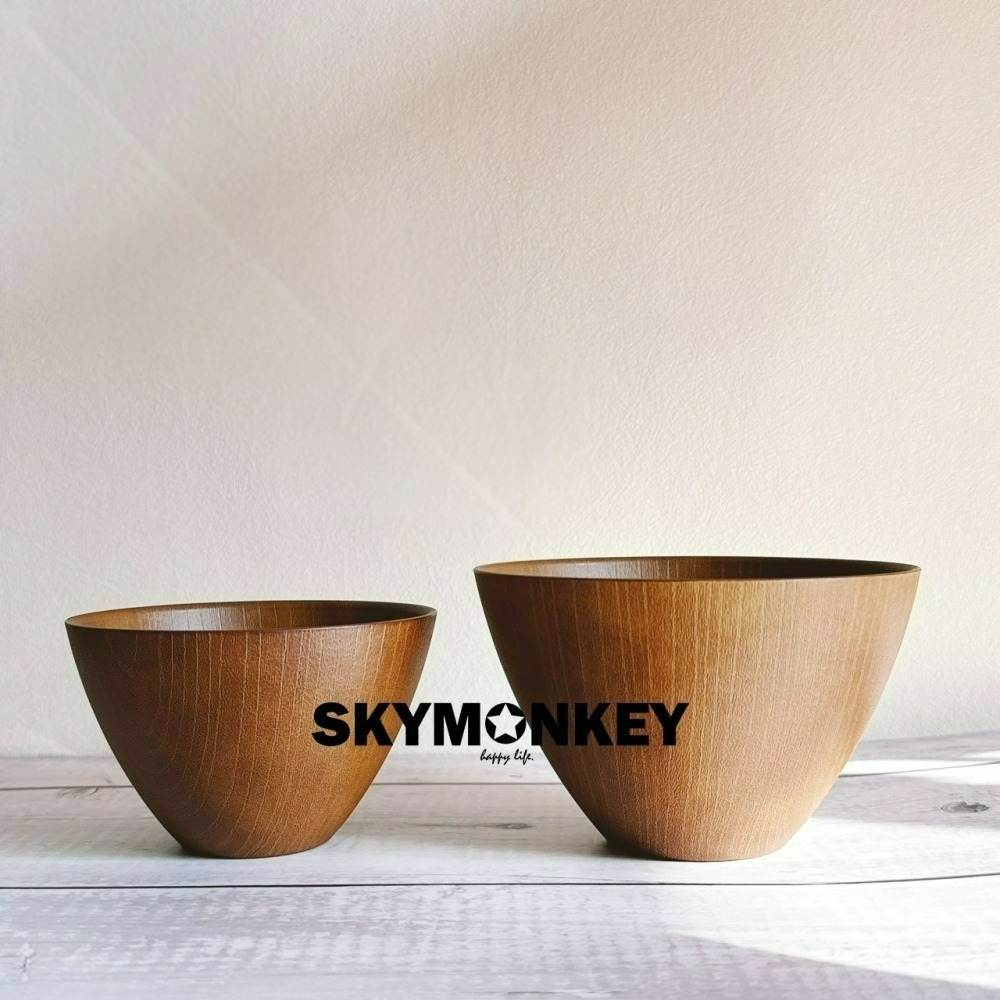 Sky Monkey☆日本製 日式木紋飯碗 日本碗 飯碗日本製 日式碗 日式湯碗 日本飯碗 耐熱碗 木碗 木紋碗-細節圖3