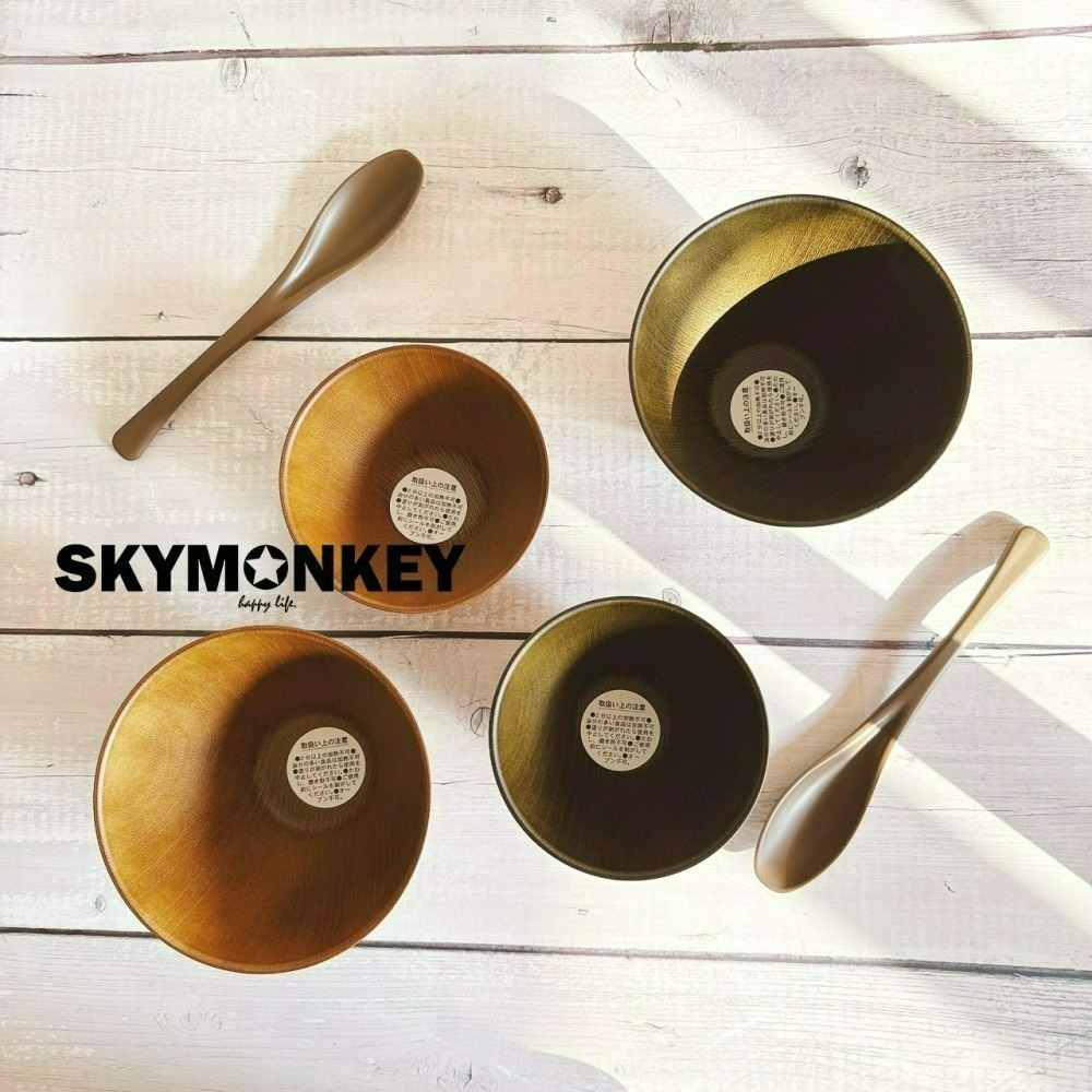 Sky Monkey☆日本製 日式木紋飯碗 日本碗 飯碗日本製 日式碗 日式湯碗 日本飯碗 耐熱碗 木碗 木紋碗-細節圖4