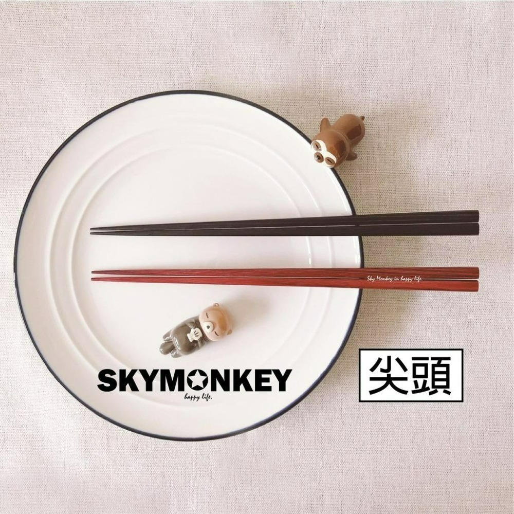 Sky Monkey☆日本製 日式白樺木極細筷子 日本筷子 箸 木筷子 細筷日本餐具日式筷子加厚木筷尖頭筷子日本製筷子-細節圖6
