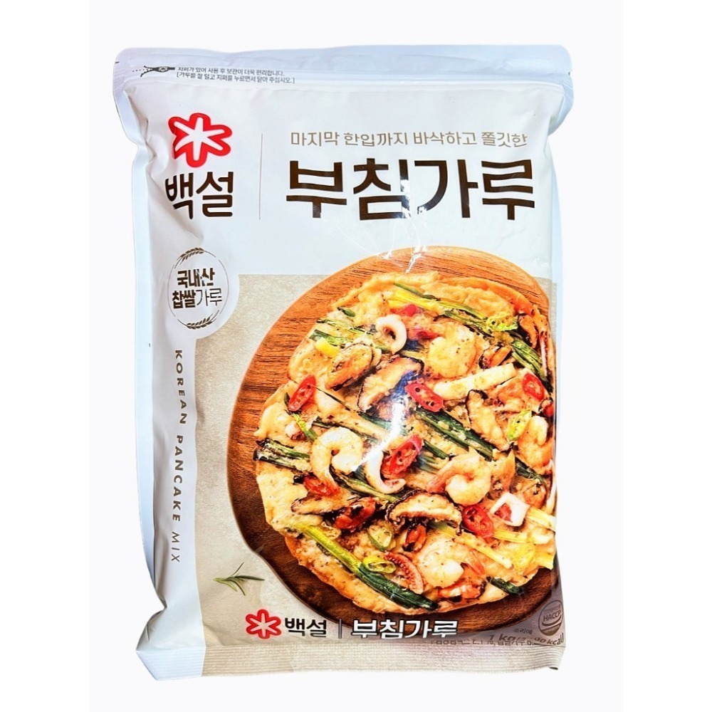 健康本味 CJ韓式煎餅粉1Kg 韓式料理 炸粉 煎餅粉炸蝦粉-規格圖9