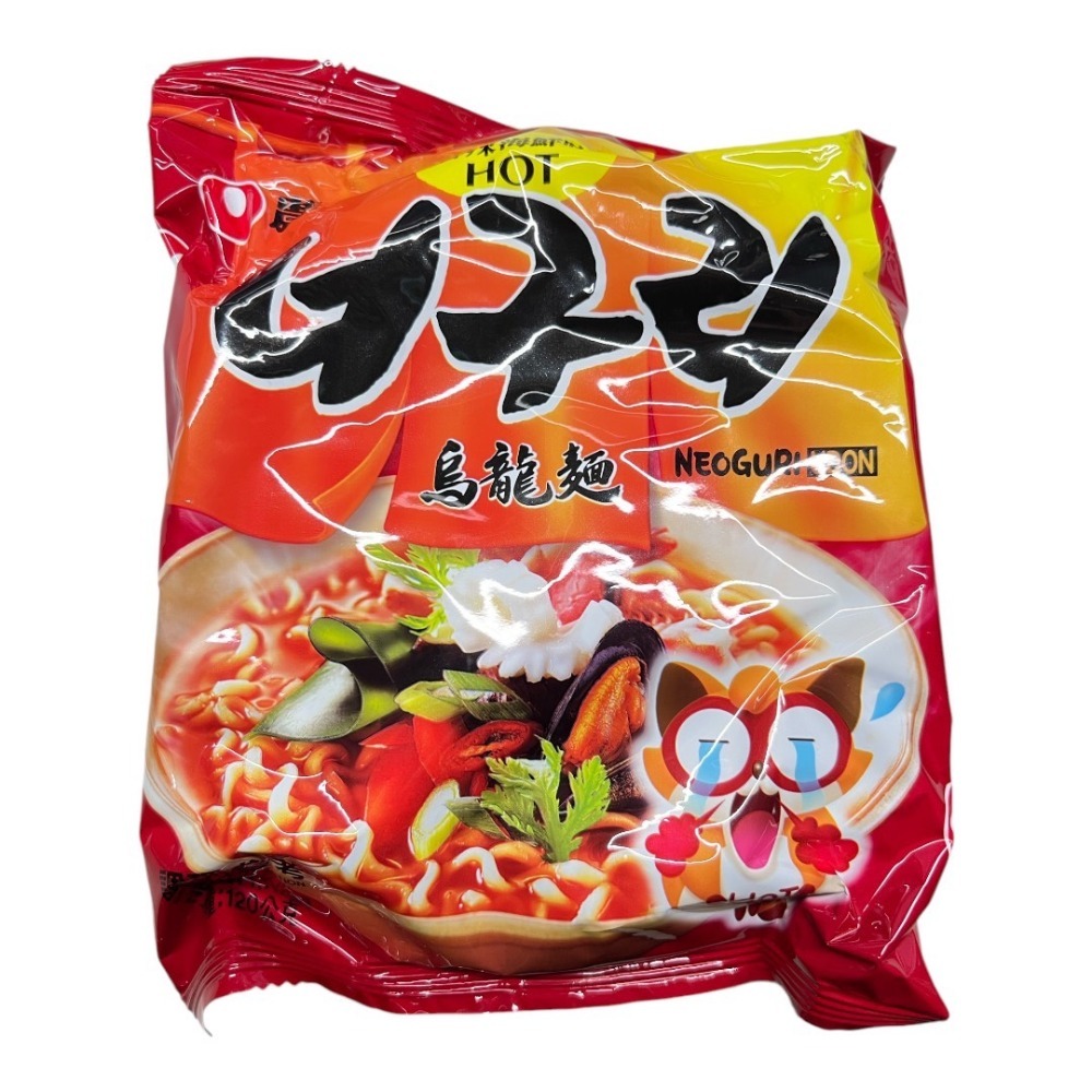 健康本味 韓國農心浣熊麵/爽口烏龍麵120g[KO46150020] 泡麵 烏龍麵 農心 韓國泡麵-規格圖9