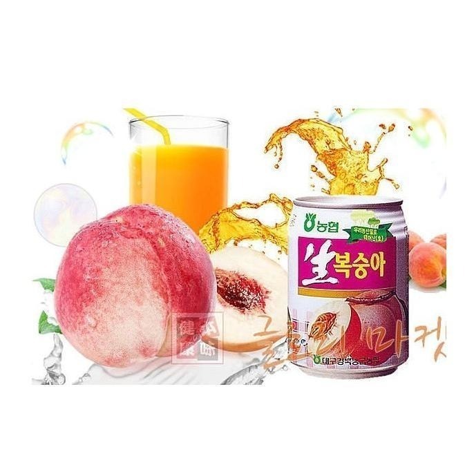 健康本味 韓國海太水蜜桃汁/ 葡萄果汁/水梨汁1罐  果汁 水梨 葡萄汁-細節圖3