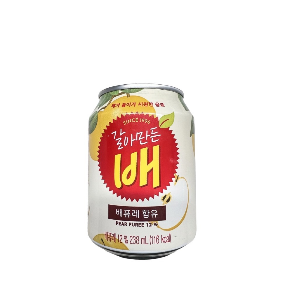 健康本味 韓國海太水蜜桃汁/ 葡萄果汁/水梨汁1罐  果汁 水梨 葡萄汁-規格圖8