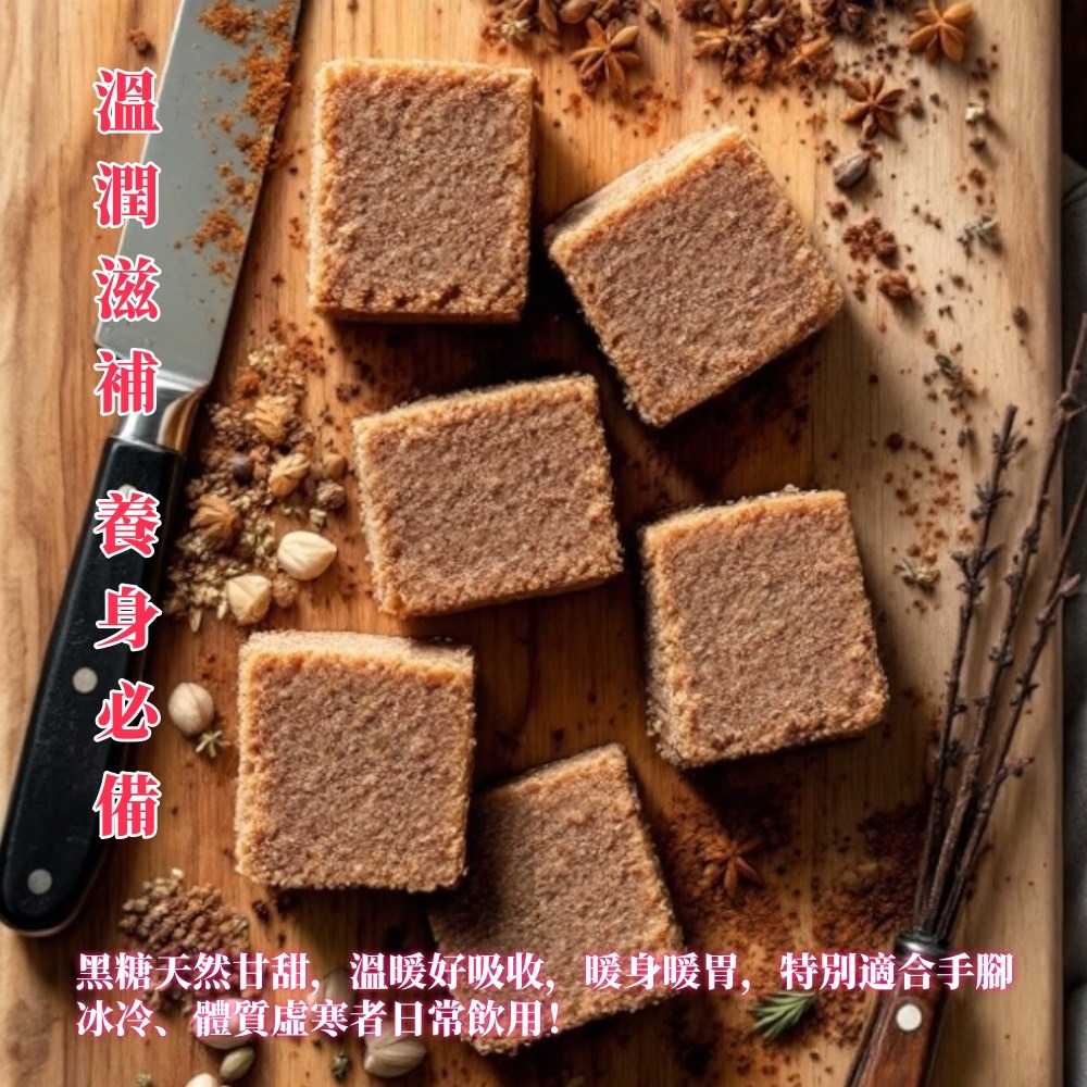 健康本味 黑糖飲 黑糖塊 黑糖薑母茶(買1送1) 黑糖磚 黑糖 玫瑰黑糖 紅棗桂園 薑母茶磚-細節圖4