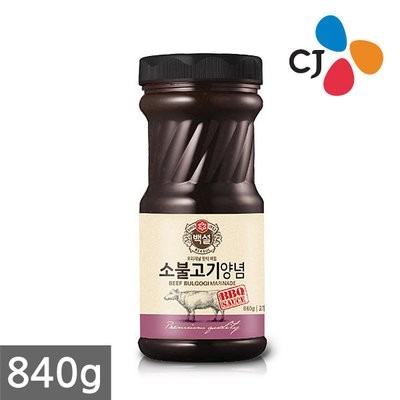健康本味 韓國CJ韓式頂級水梨蘋果燒醃烤醬840g 韓式 料理醬 烤肉沾醬 拌麵醬 拌飯 料理 韓國廚房-規格圖8
