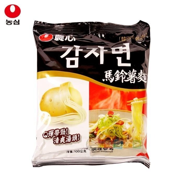 健康本味 韓國農心馬鈴薯麵100g 韓國 農心 韓國泡麵 馬鈴薯 馬鈴薯麵-細節圖3