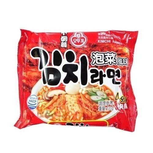 健康本味 韓國不倒翁OTTOGI泡菜風味拉麵120g 不倒翁 泡菜 韓國泡麵 泡麵-細節圖2