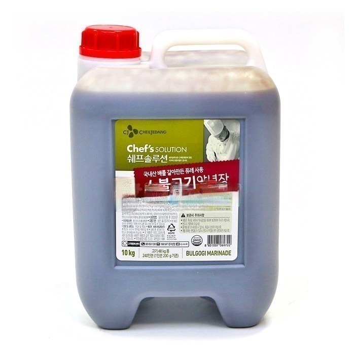 健康本味 韓國CJ烤肉醬10Kg 韓式 料理醬 烤肉沾醬 拌麵醬 拌飯 料理 韓國廚房-規格圖5