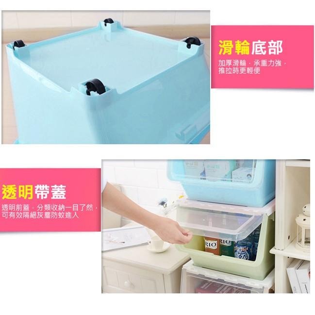 【VENCEDOR】 收納箱 置物箱 玩具收納 耐重 掀蓋斜口收納箱可疊加掀蓋收納箱 翻蓋收納箱 現貨 滿499免運-細節圖8