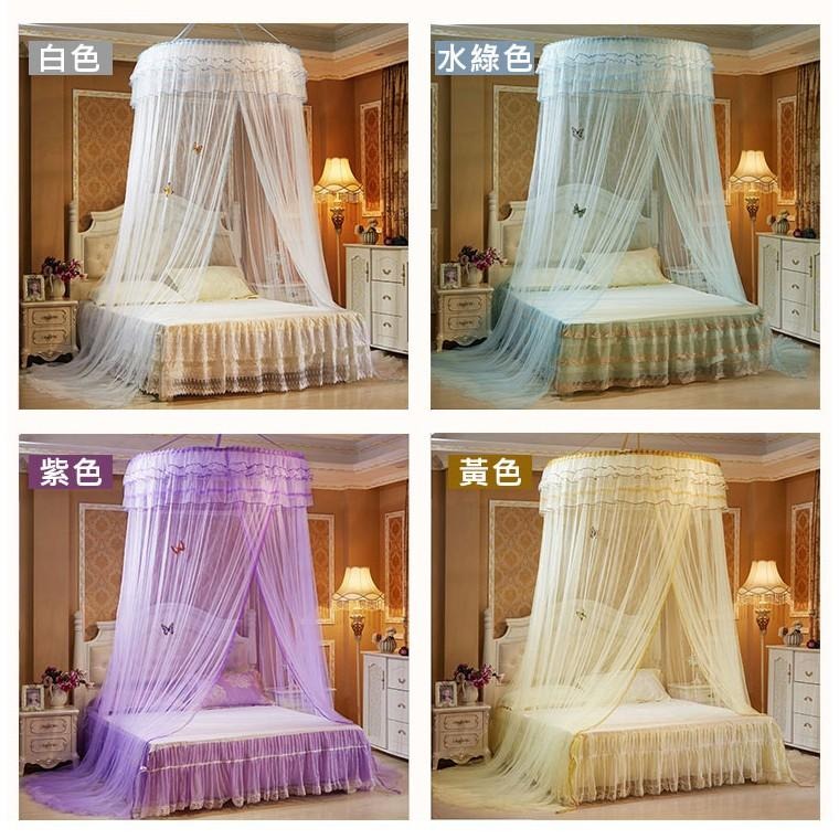 【VENCEDOR】 蚊帳 吊頂蚊帳 夏季必備 防蚊蟲叮咬 圓頂蚊帳 雙人床落地宮廷1.2米公主風 現貨 滿499免運-細節圖3