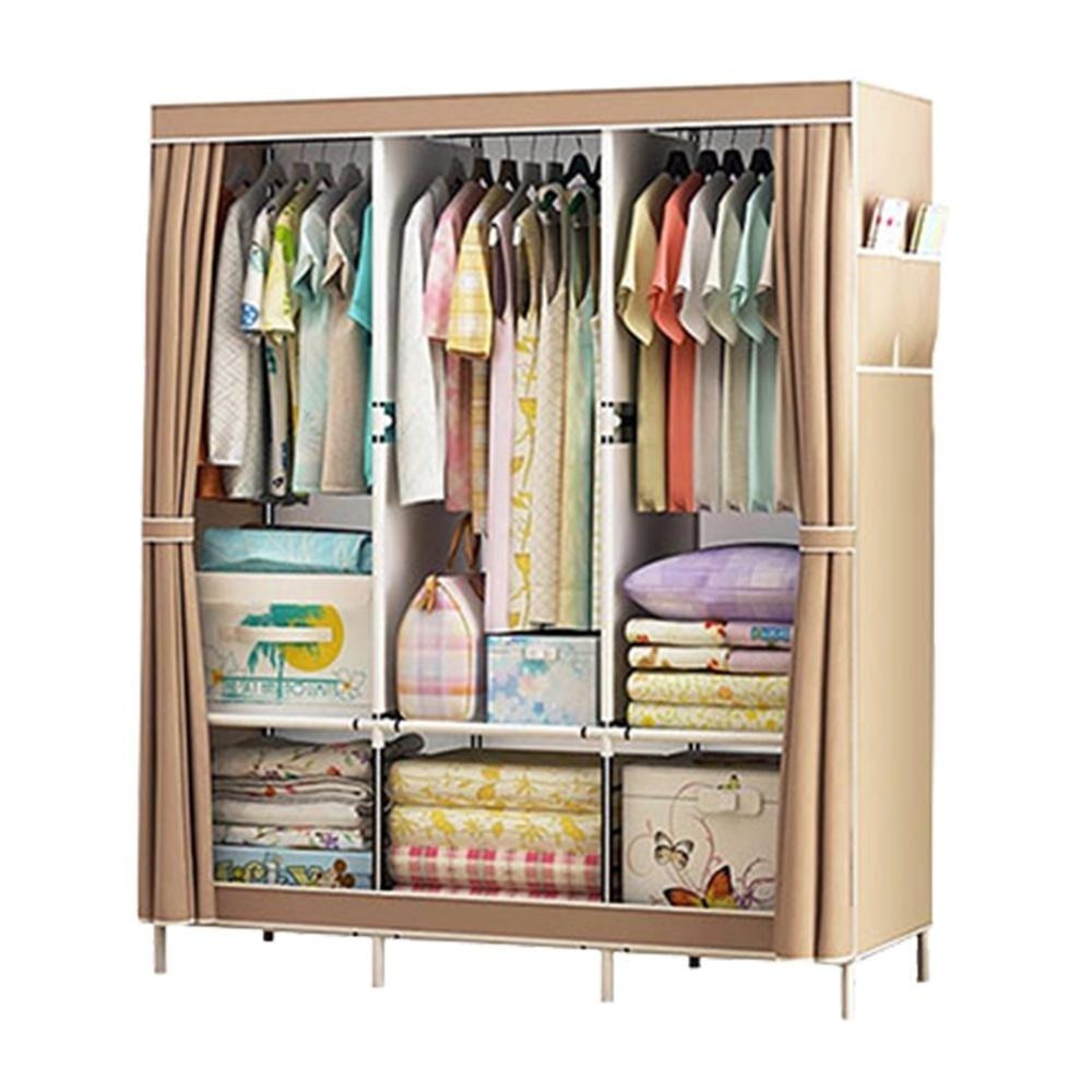 【VENCEDOR】 衣櫥 130公分 加大DIY衣櫥 加大容量 寬130cm布衣櫃 現貨 滿499免運-細節圖2