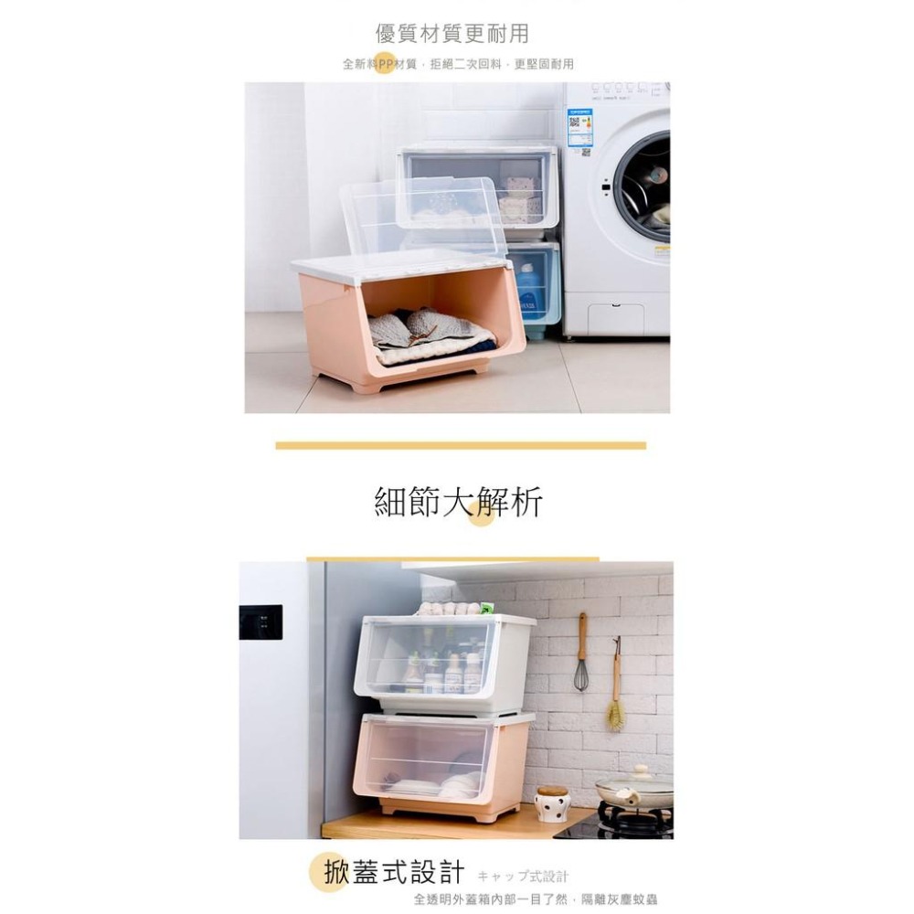 【VENCEDOR】 收納箱 玩具收納 耐重升級 42L掀蓋收納箱 可疊加掀蓋收納箱 翻蓋收納箱 現貨 滿499免運-細節圖6