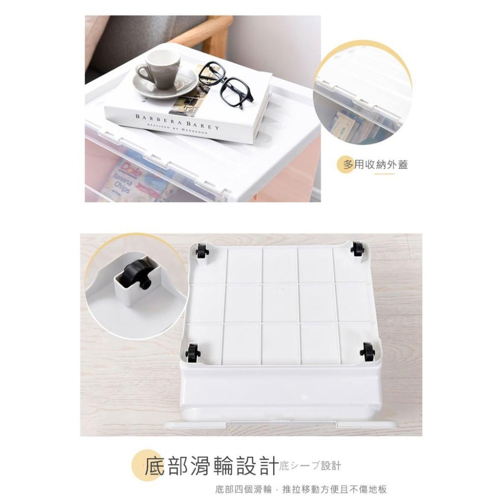 【VENCEDOR】 收納箱 玩具收納 耐重升級 42L掀蓋收納箱 可疊加掀蓋收納箱 翻蓋收納箱 現貨 滿499免運-細節圖7