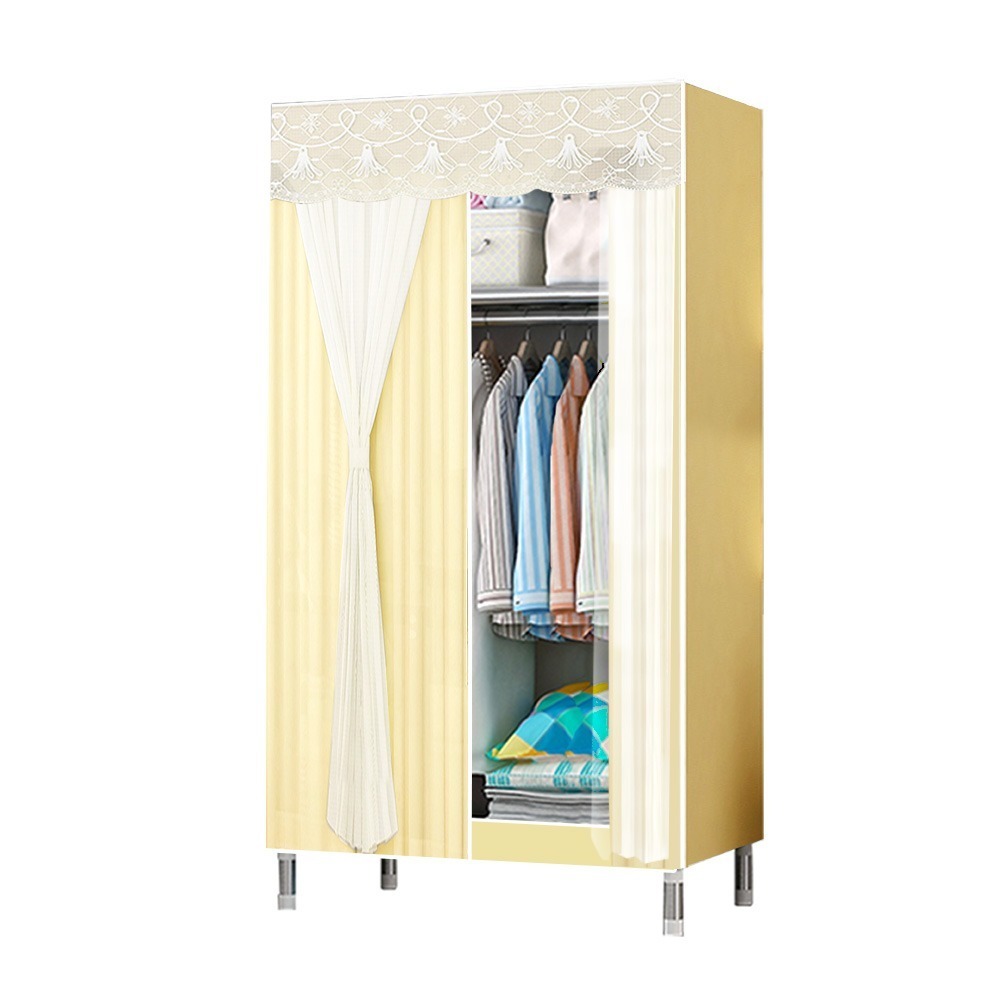 【VENCEDOR】 衣櫥 衣櫃 超強承重  85公分寬 粗2.5公分管 耐重衣櫥 布衣櫥 家具 現貨 滿499免運-規格圖9