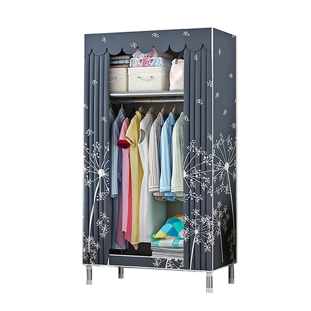 【VENCEDOR】 衣櫥 衣櫃 超強承重  85公分寬 粗2.5公分管 耐重衣櫥 布衣櫥 家具 現貨 滿499免運-規格圖9