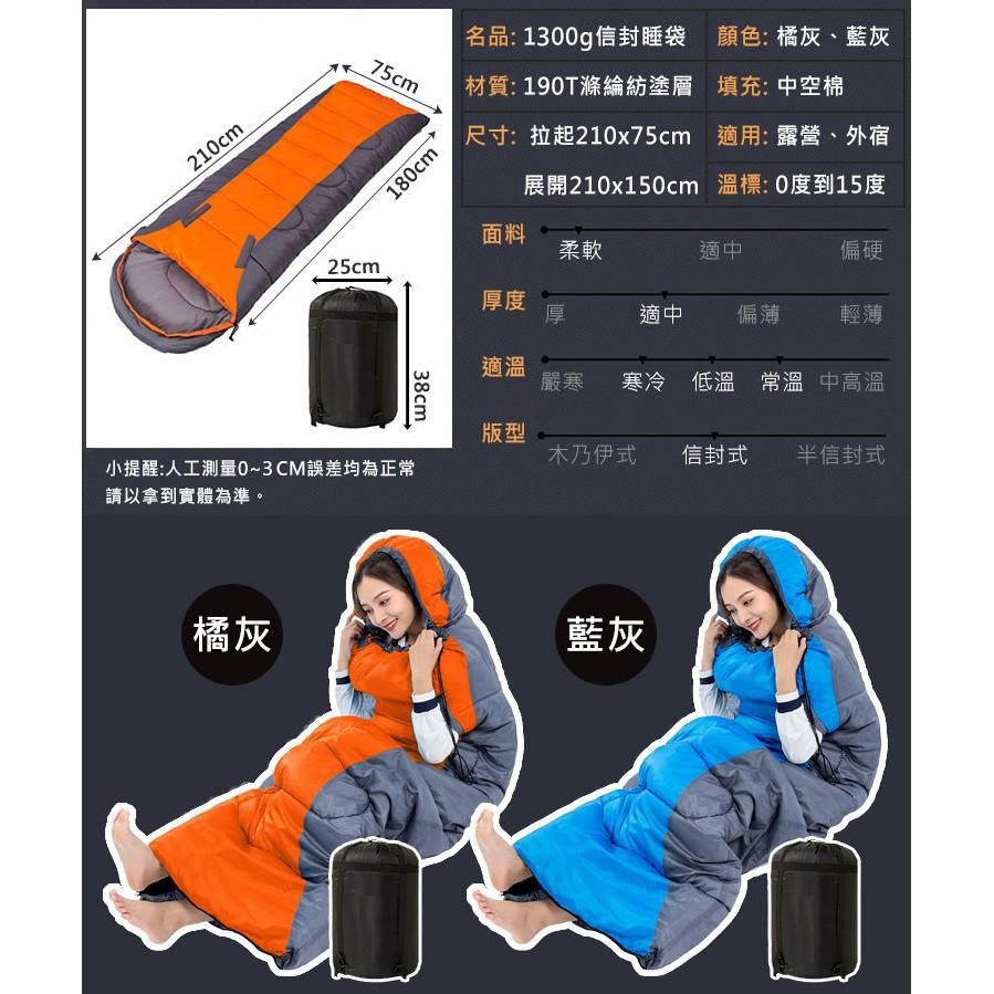 【VENCEDOR】 露營登山 旅行睡袋 可伸手加厚睡袋 超輕睡袋 信封式帶帽成人睡袋 睡袋 現貨 滿499免運-細節圖3