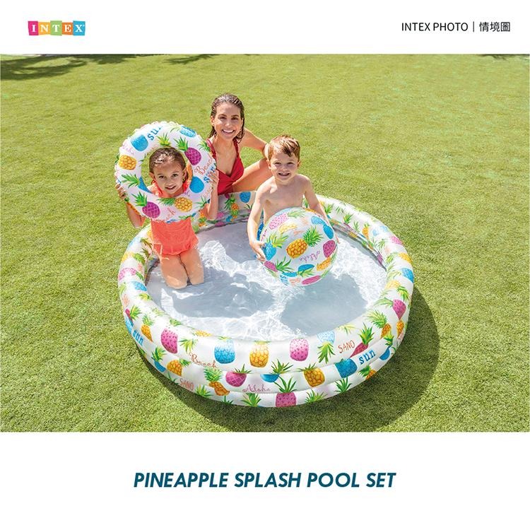 【VENCEDOR】 INTEX 戲水三件組 游泳池 / 泳圈 / 沙灘球 59469NP 水上玩具 現貨 滿499免運-細節圖3