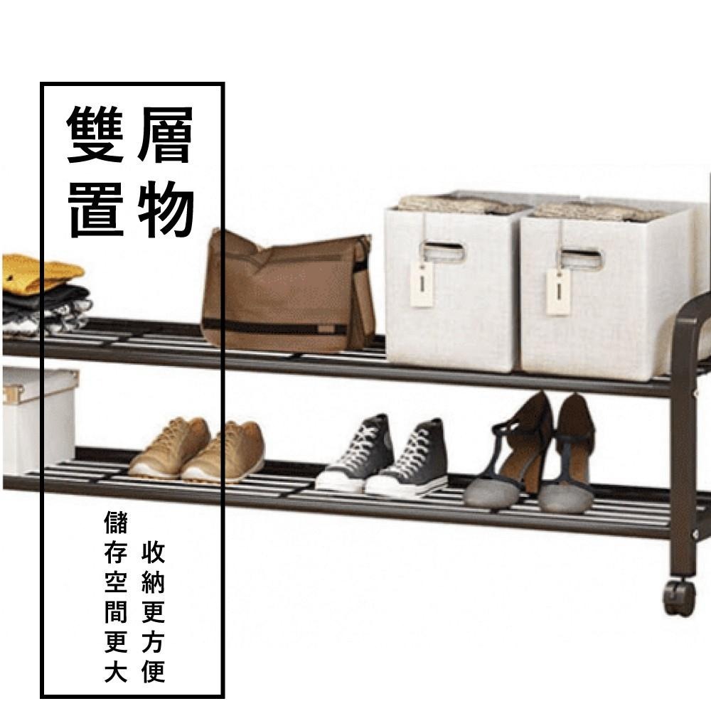 【VENCEDOR】 吊衣架曬衣架 150cm寬加粗 雙層落地掛衣架-附輪 衣帽架 簡易晾衣架 現貨 滿499免運-細節圖6