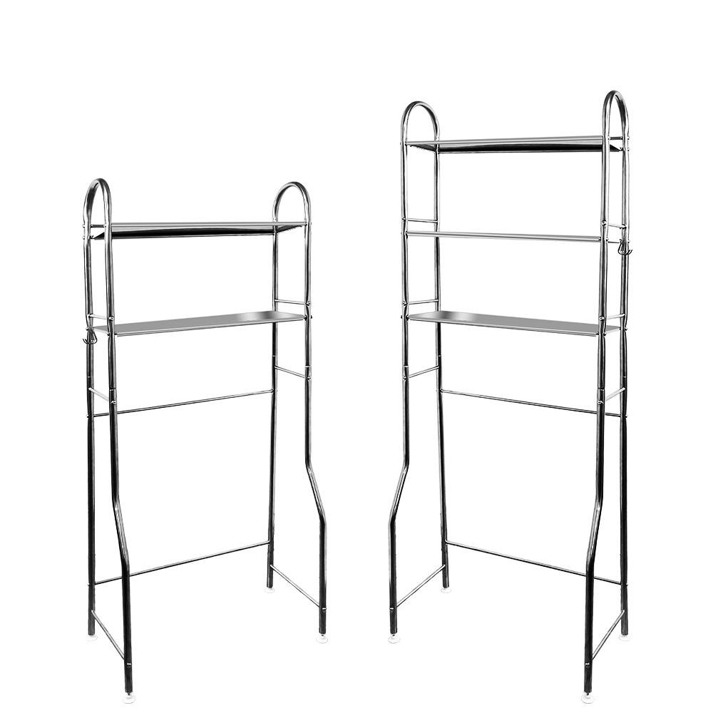 【VENCEDOR】 不銹鋼浴廁  洗衣機收納架 洗手間馬桶架 洗衣機架 雜物架 衛浴收納 現貨 滿499免運-細節圖2