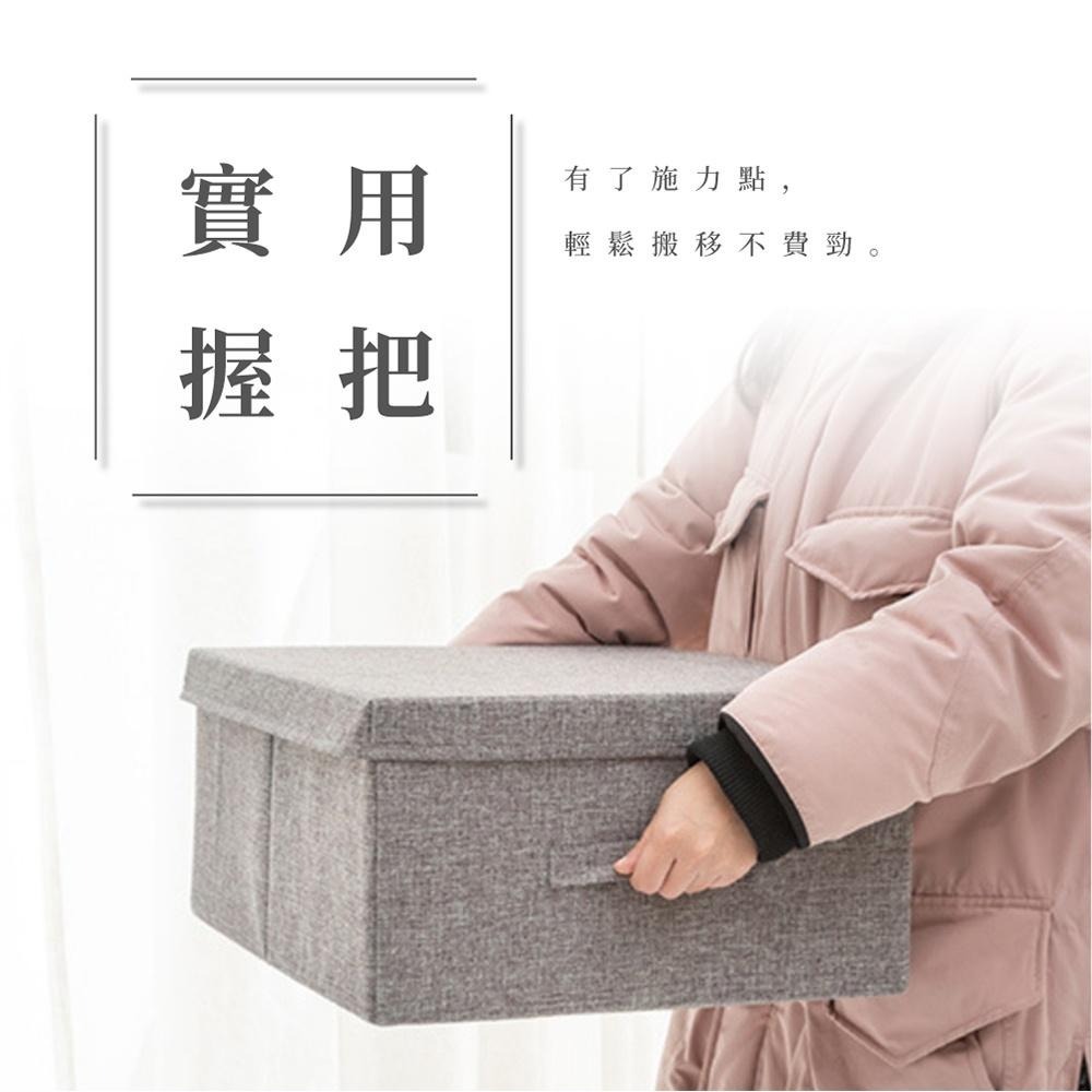 【VENCEDOR】 折疊收納箱 棉麻摺疊收納箱 多功能折疊收納箱 收納儲物箱 多功能儲物箱 現貨 滿499免運-細節圖7