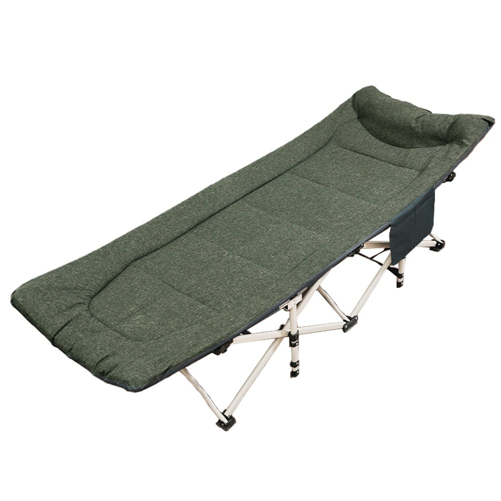 【VENCEDOR】 免安裝 美式十腳行軍床 摺疊躺椅 摺疊床 午睡床 單人床 休閒椅 露營躺椅 現貨 滿499免運-規格圖9