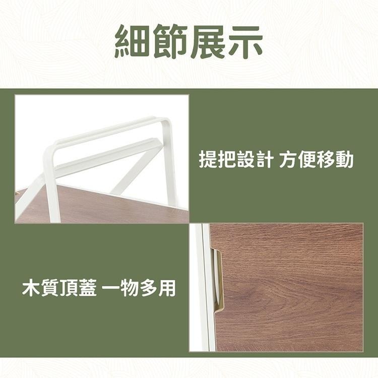 【VENCEDOR】 手提折疉收納箱 收納盒 衣物收納箱 木蓋摺疊營野餐籃 折疊戶外 露營箱 現貨 滿499免運-細節圖3