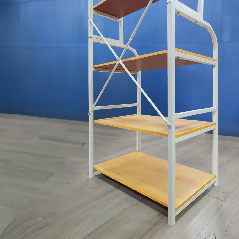 【VENCEDOR】 置物架 寬60cm 粗管五層廚房架 家電收納櫃 方管架 架子 家電收納層架 現貨 滿499免運-細節圖4