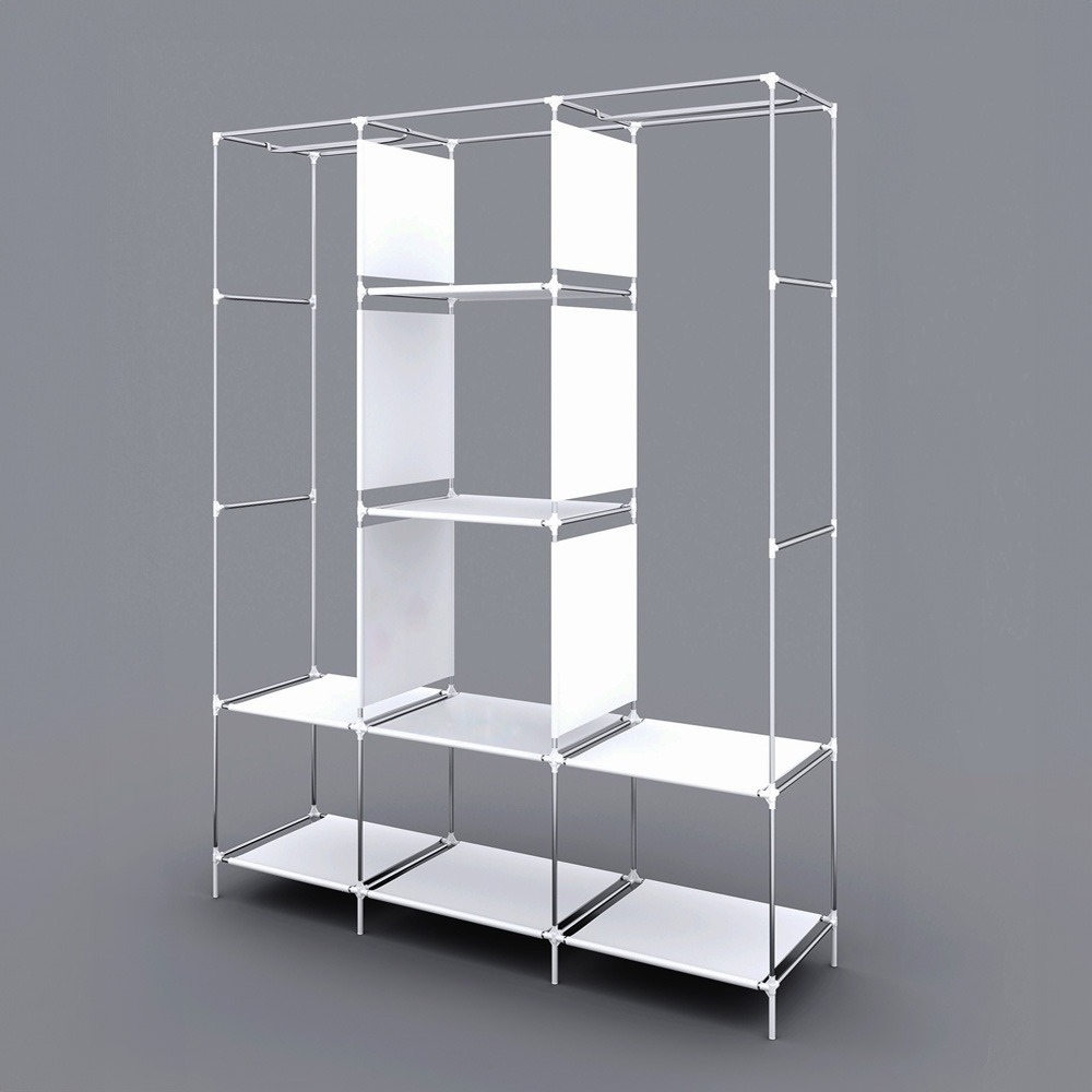 【VENCEDOR】 布衣櫥 超商限2組 寬128cm衣櫥 平價加大衣櫥 DIY布衣櫃 現貨 滿499免運-細節圖2