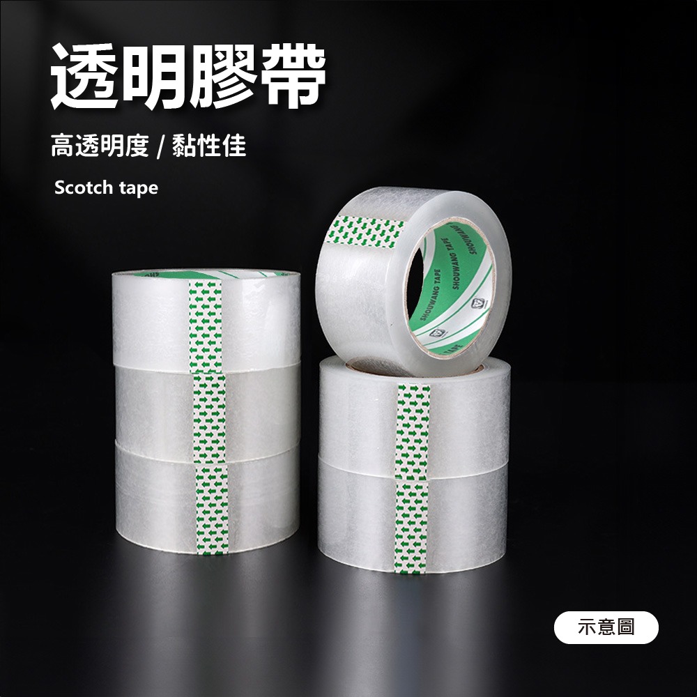 【VENCEDOR】 膠帶 封箱膠帶 特黏不易斷opp膠帶 透明膠帶 打包膠帶 包材文具 現貨 滿499免運-細節圖4