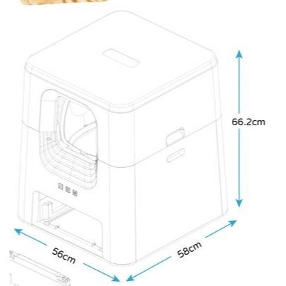 ▶特價◀《艾克樂ACLIUM》 智能全自動貓砂盆-52L (自動貓砂機)-細節圖3