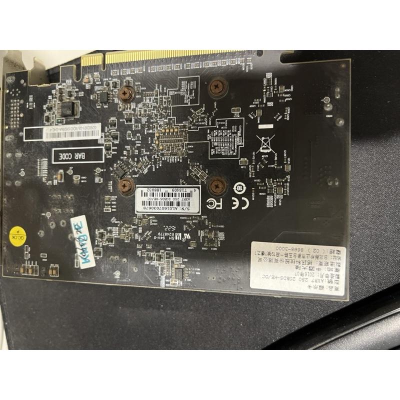 岡山可面交二手顯示卡 撼訊 POWER COLOR AXR7 250 2GBD5-HE/OC - 顯示卡-細節圖6