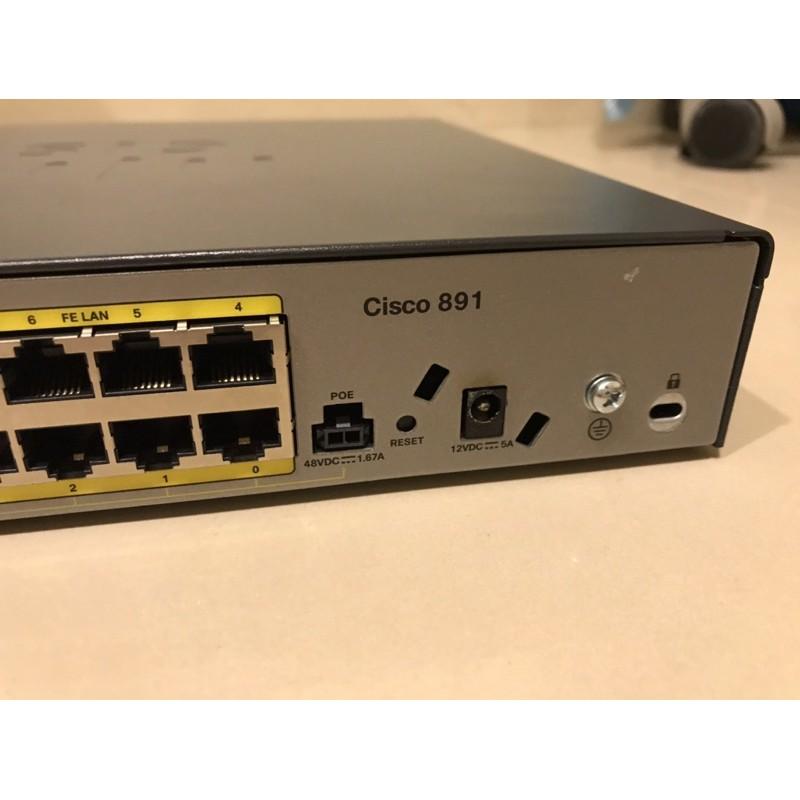 岡山可面交二手思科路由器 Cisco 800 891 model 890 CISCO891-K9 V01-細節圖3