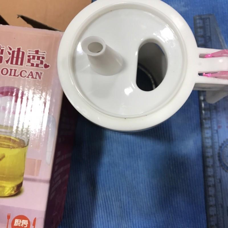 岡山可面交全新玻璃油壺SJ-CR14 530cc 沙拉油玻璃罐調味用油壺 油罐-細節圖4