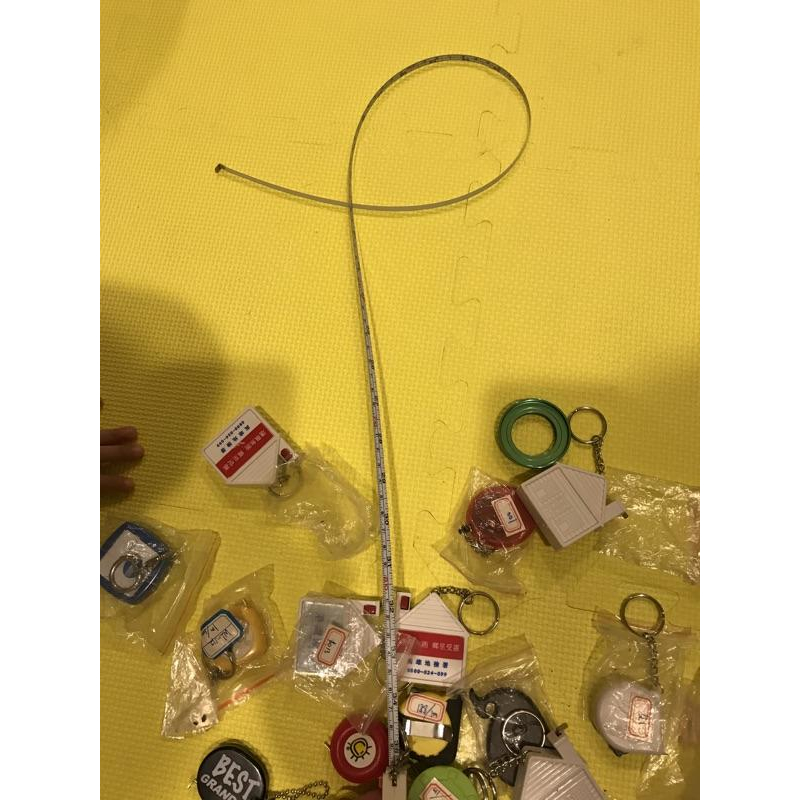 岡山可面交~迷你捲尺 旅行/旅遊/出國/自由行/日本 便攜 1米 捲尺 鑰匙圈 托運 購物 公司 贈品 隨身-細節圖3